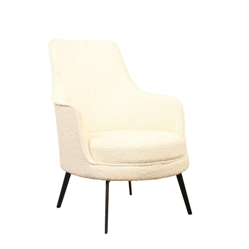 White Bertita Accnet Chair - All India Decor
