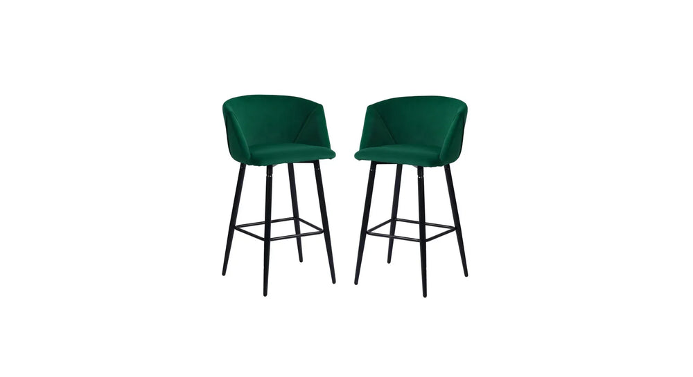 Green Color Clea Counter Stool - All India Decor