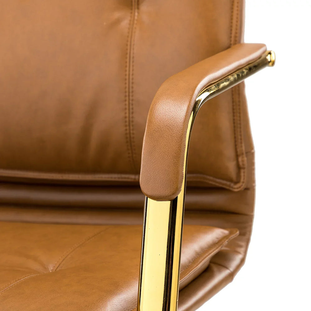 Tan Marlon Task Chair - All India Decor