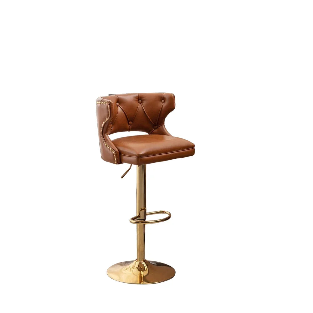 Tan Verona Bar Stool - All India Decor
