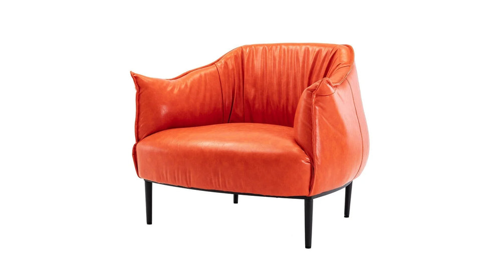 Orange Almeda Accnet Chair - All India Decor