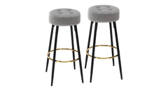 Grey Color Ceazar Counter Stool - All India Decor