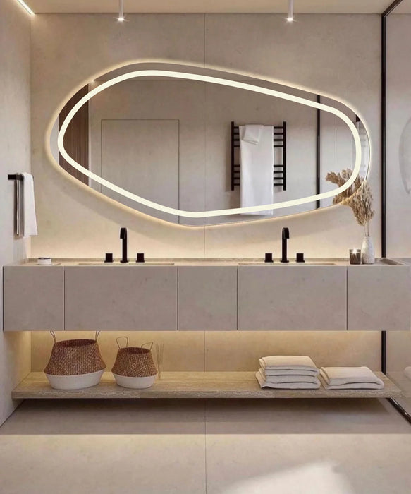 Arcel Irregular LED Mirror