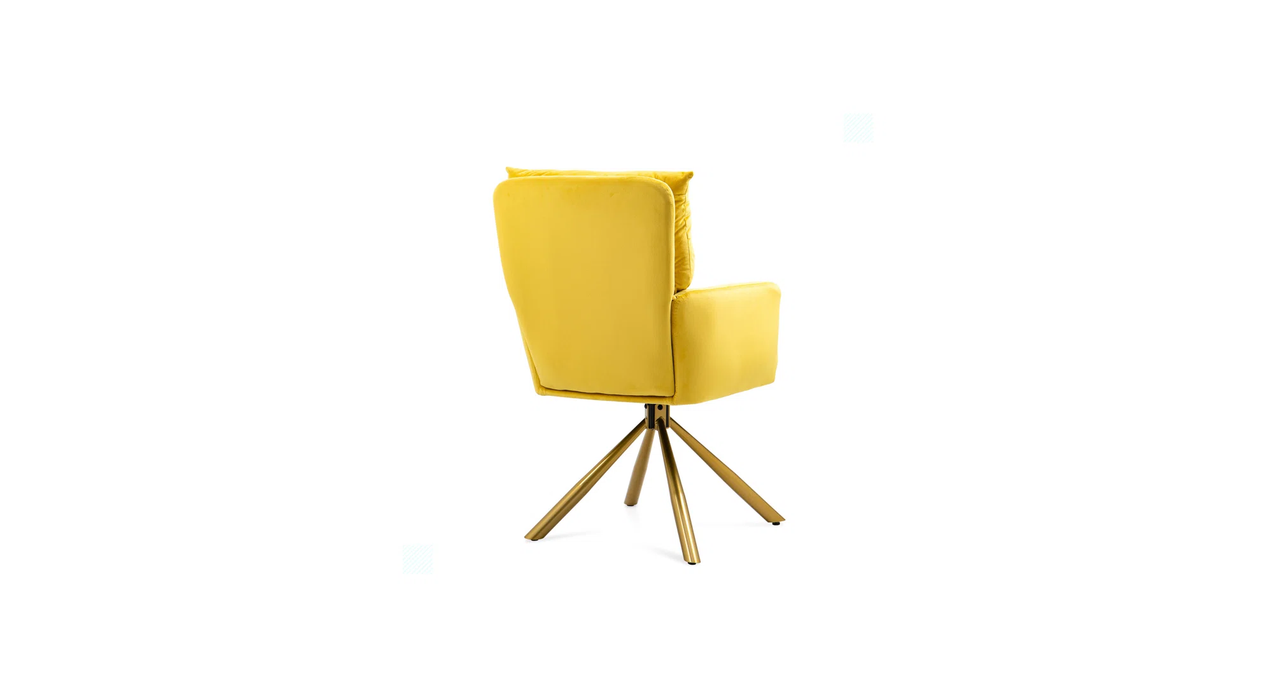 Yellow Gerlec Swivel Chair