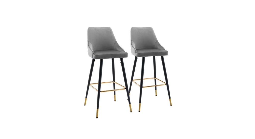 Grey Color Davan Bar Stool - All India Decor
