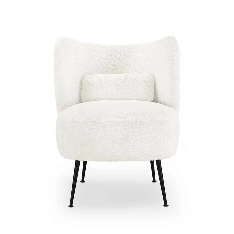.White Collin Accent Chair - All India Decor