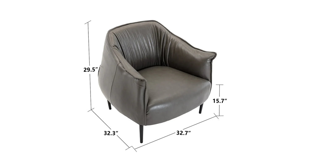 Grey Almeda Accnet Chair - All India Decor