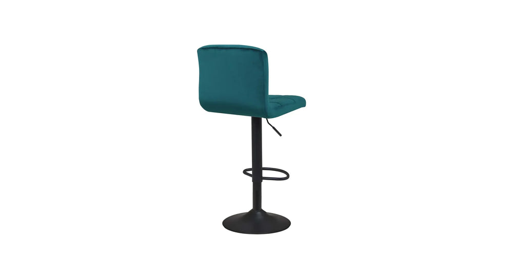 Green Color Neo Swiel Adjustable Bar Stool - All India Decor