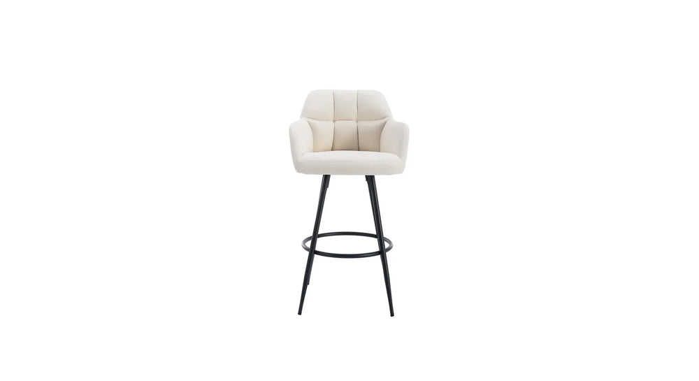 White Color Cayden Bar Stool - All India Decor