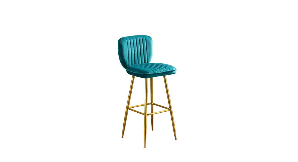 Teal Color Rafael Bar Stool - All India Decor
