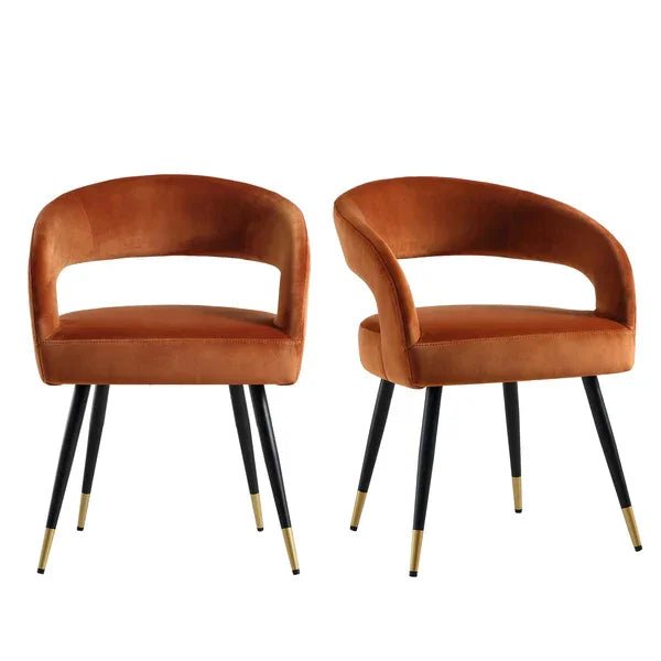 Orange Bentlee Accent Chair - All India Decor