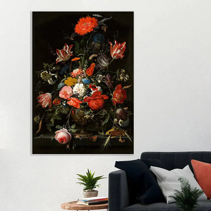 Artsy Floral Still Life Painting