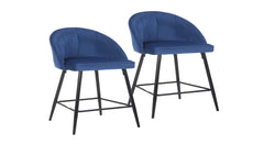 Blue Color Hindmen Counter Stool - All India Decor
