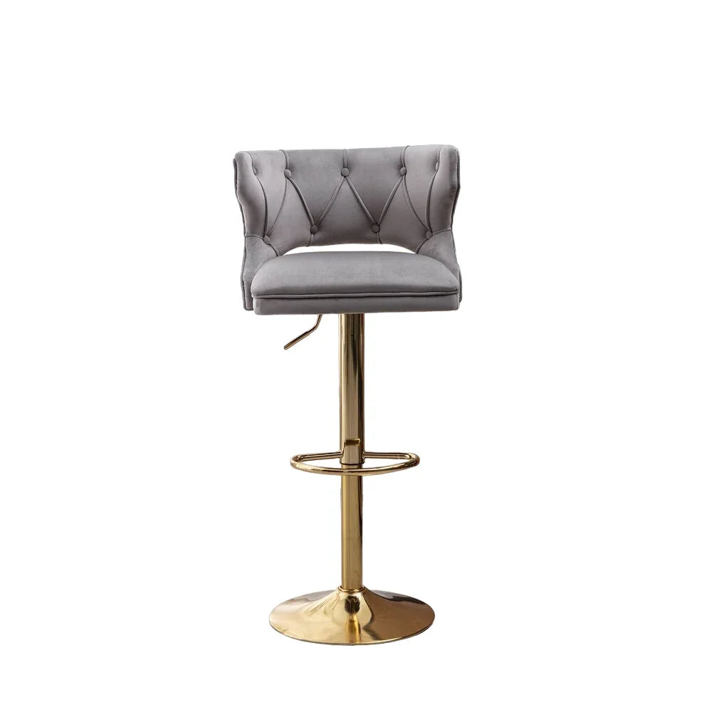 Grey Verona Bar Stool - All India Decor