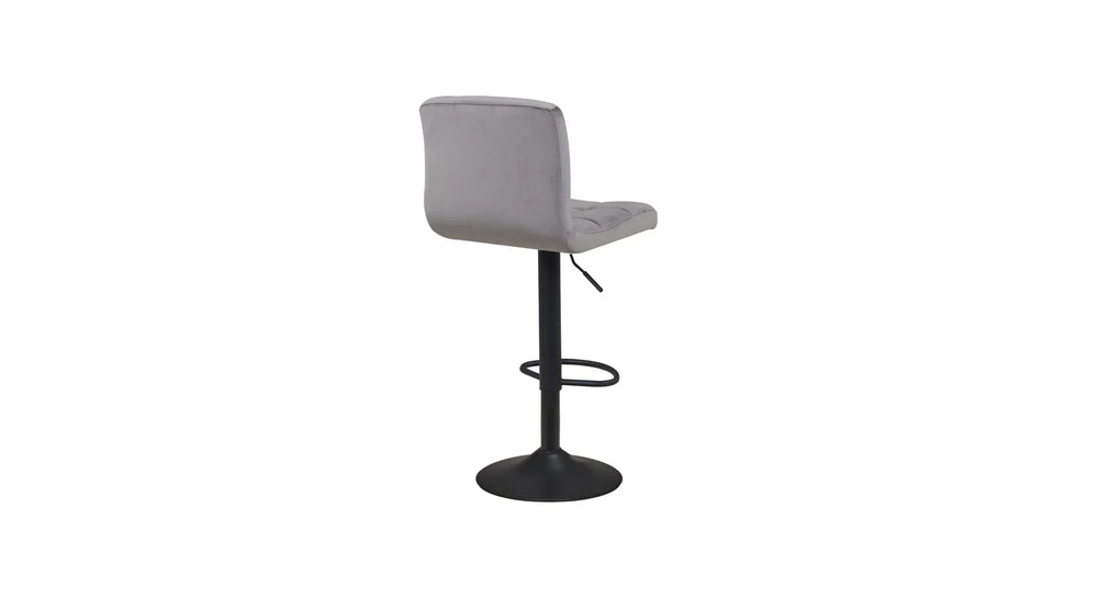 Grey Color Neo Swiel Adjustable Bar Stool - All India Decor