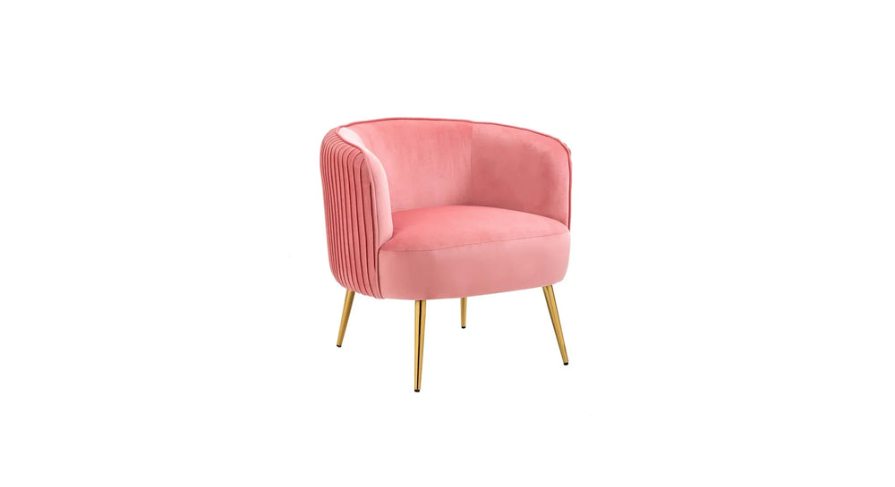 Peach Leiser Accent Chair - All India Decor