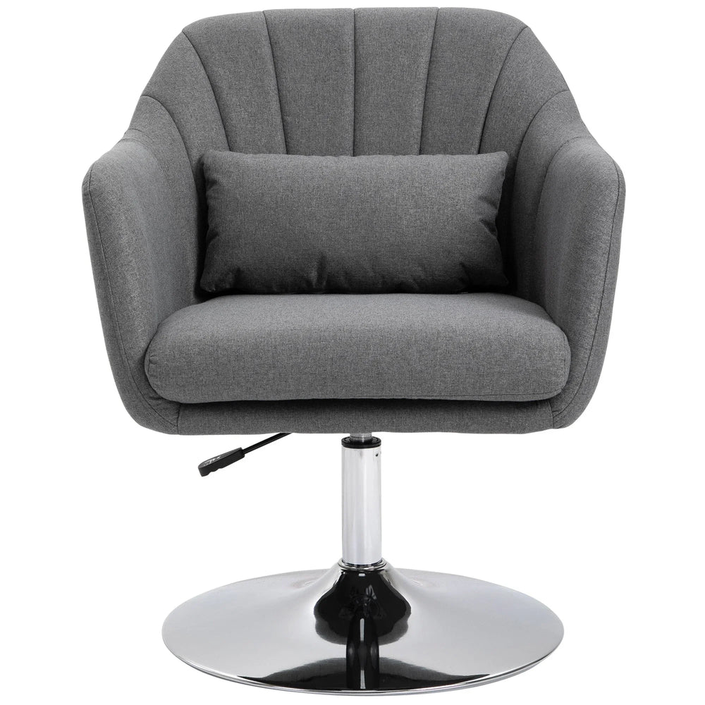 Dark Grey Boyd Swiel Bar Stool/Chair - All India Decor