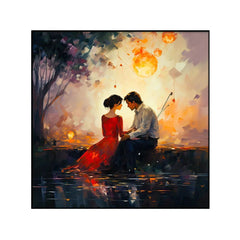 The Unconditional Love Between Friends Couple Love Canvas Wall Paintings & Arts - All India Decor