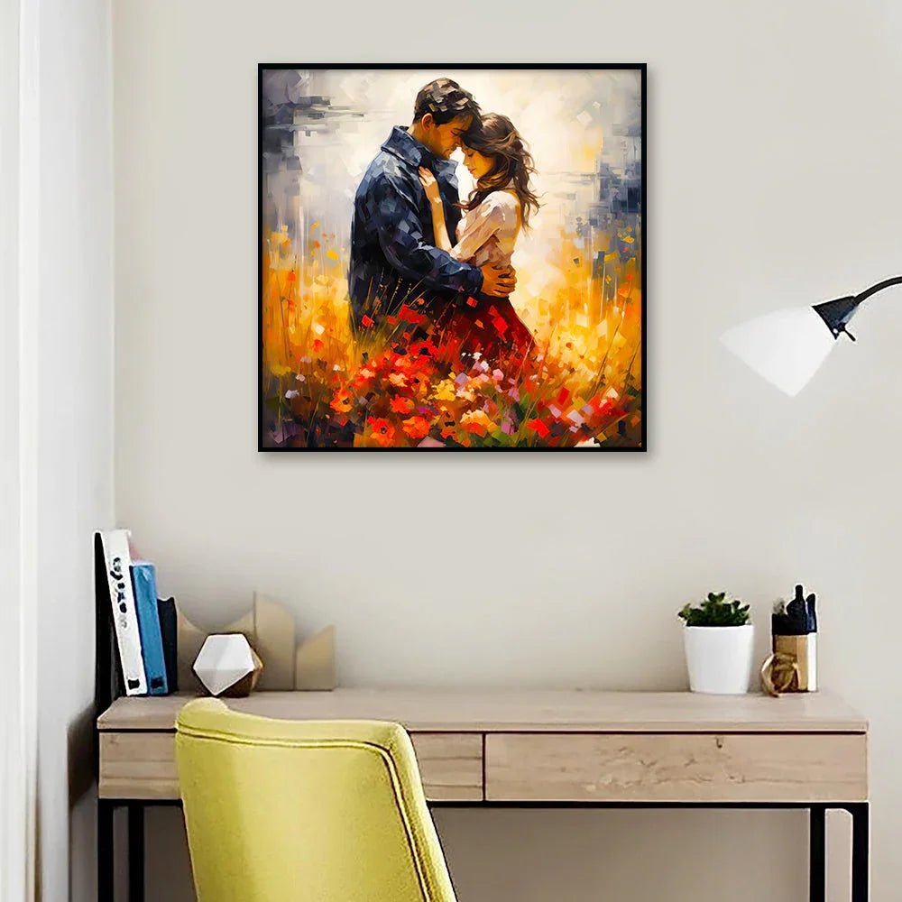 An Artwork Portraying the Unconditional Love Between Friends Love Canvas Wall Paintings & Arts - All India Decor