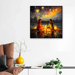 Express Love and Affection through Couple Love Canvas Wall Paintings & Arts - All India Decor