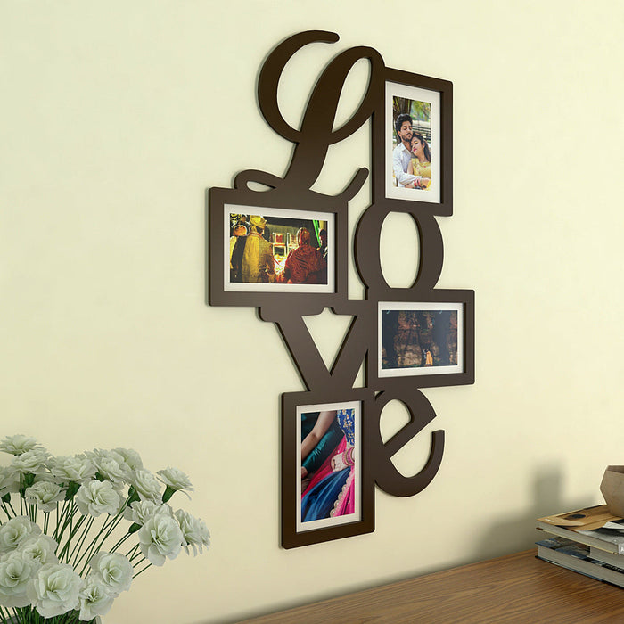 Love Collage Hanging Photo Frame -Available in 4 colors