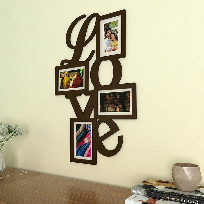 Love Collage Hanging Photo Frame -Available in 4 colors