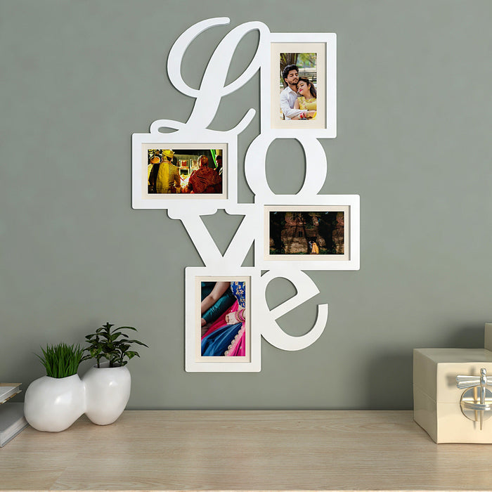 Love Collage Hanging Photo Frame -Available in 4 colors