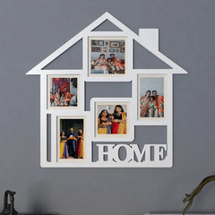 Home White Collage Hanging Photo Frame - Available in 4 colors - All India Decor