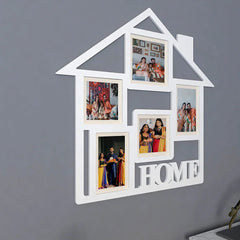 Home White Collage Hanging Photo Frame - Available in 4 colors - All India Decor