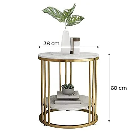 Simple Modern Bedside Cabinet Small Round Table - All India Decor
