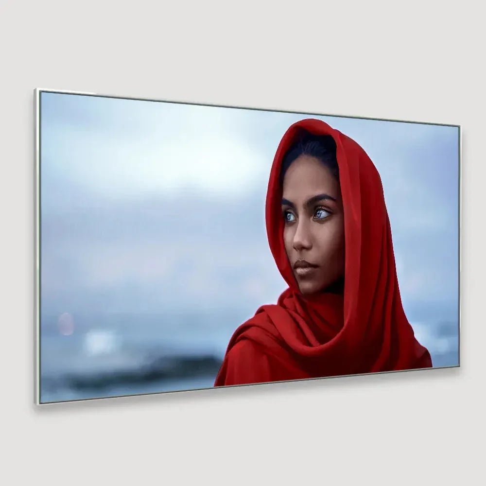 The Beauty of Paranja Women Framed Wall art - All India Decor