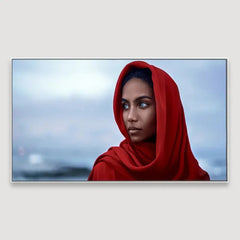 The Beauty of Paranja Women Framed Wall art - All India Decor