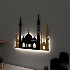 Illuminated Mosque Backlit Wall Art - All India Decor