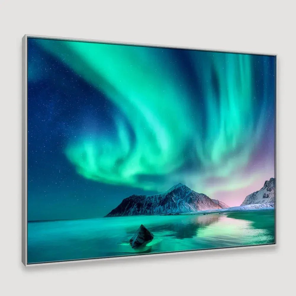 Magnificent Nothern Lights Framed Wall art - All India Decor
