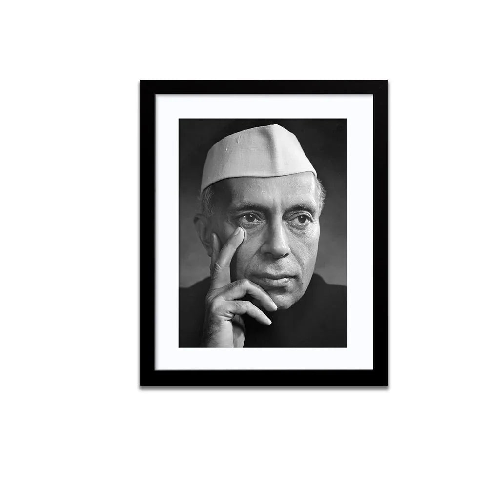 Jawaharlal Nehru Framed Wall Painting - All India Decor