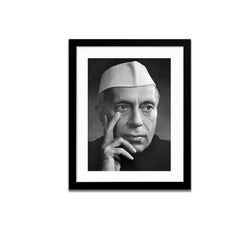Jawaharlal Nehru Framed Wall Painting - All India Decor