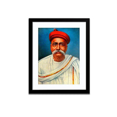 Bal Gangadhar Tilak Framed Wall Painting - All India Decor