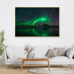 Illuminated Lofoten Islands Framed Wall art - All India Decor