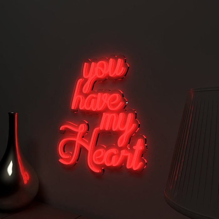 You Have My Heart Neon Light ( Available in Multiple Colors)