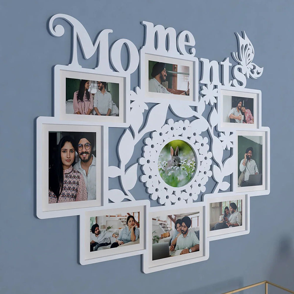 Moments White Hanging Photo Frame - All India Decor