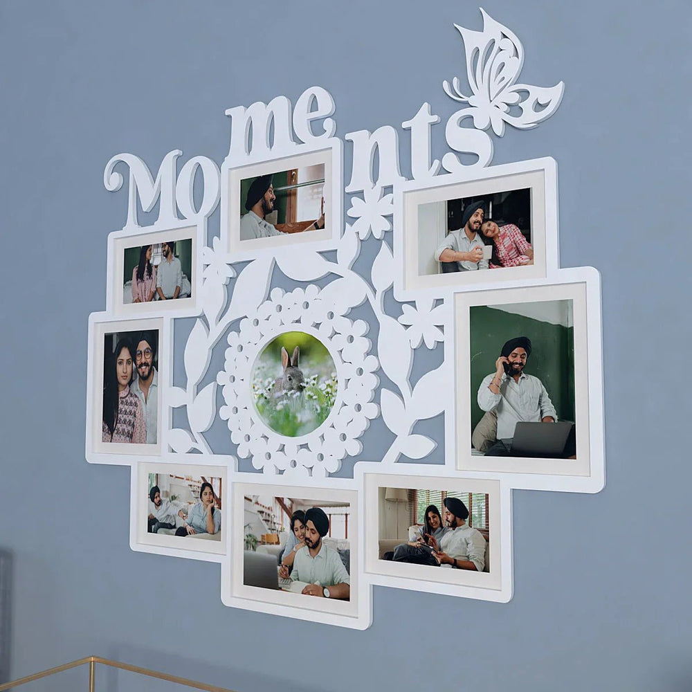 Moments White Hanging Photo Frame - All India Decor