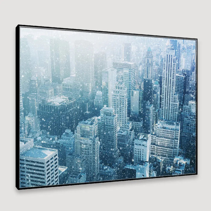 Urban Manhattan skyscraper Framed Wall art