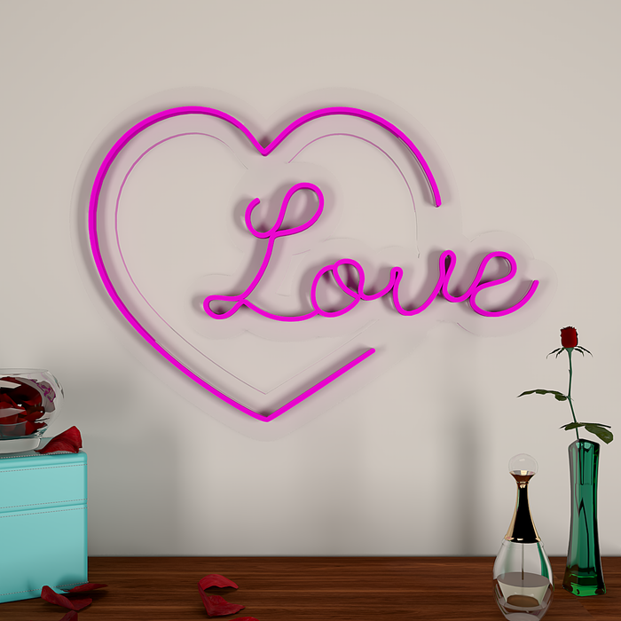 Love Heart Neon Light (Available in Multiple Colors)