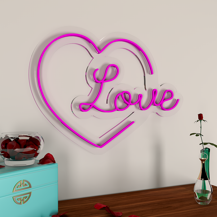 Love Heart Neon Light (Available in Multiple Colors)