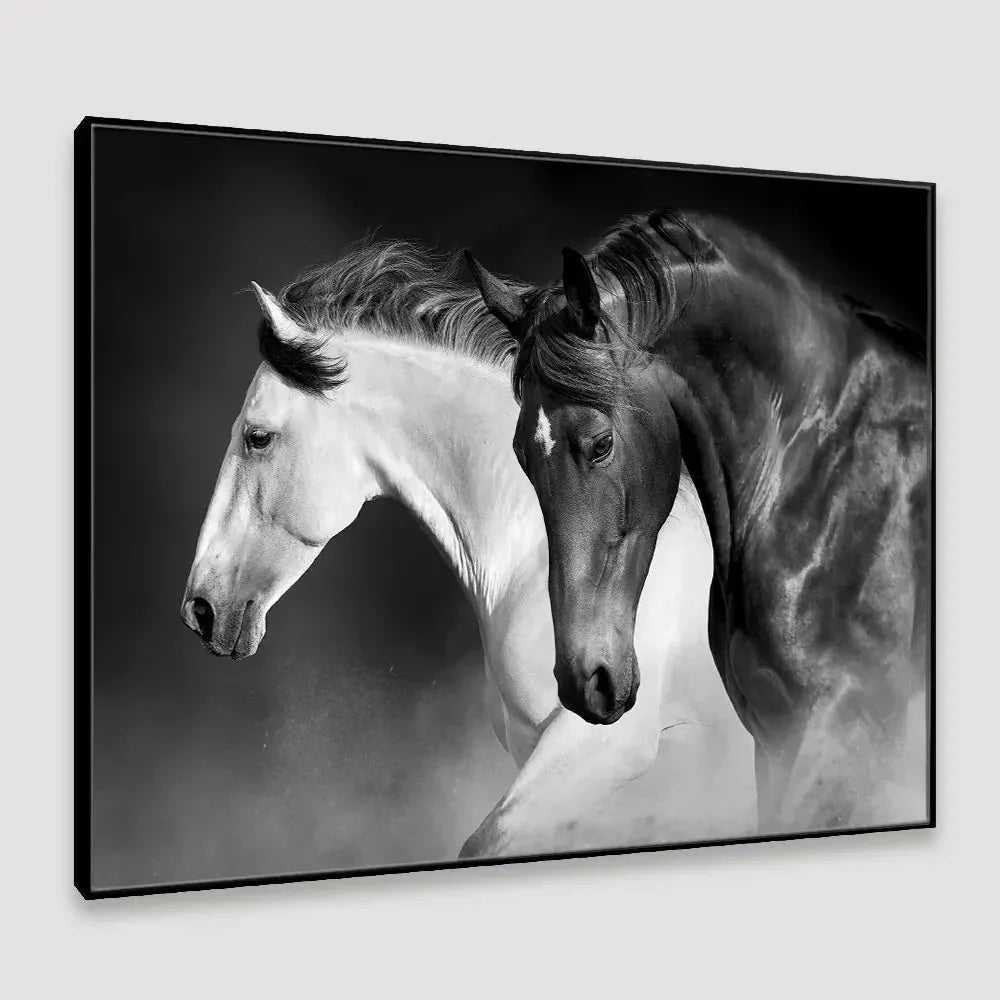 Majestic Stallions Framed Wall art - All India Decor