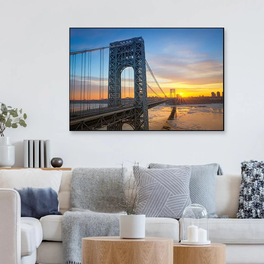 George Washington Bridge Framed Wall Art - All India Decor