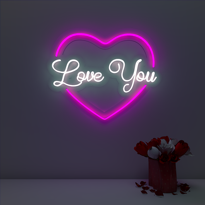 Unique Design Love You Neon Light (Available in Multiple Colors)