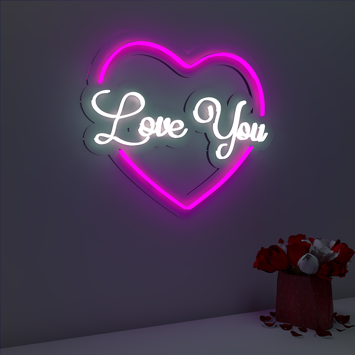 Unique Design Love You Neon Light (Available in Multiple Colors)