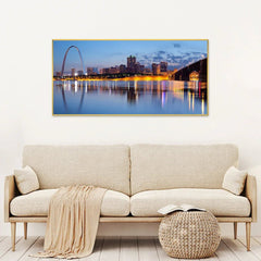 The City of St. Louis skyline Framed Wall art - All India Decor