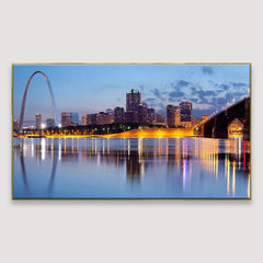 The City of St. Louis skyline Framed Wall art - All India Decor